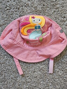 Kids Pink Mermaid Sun Hat - Brand: Unknown